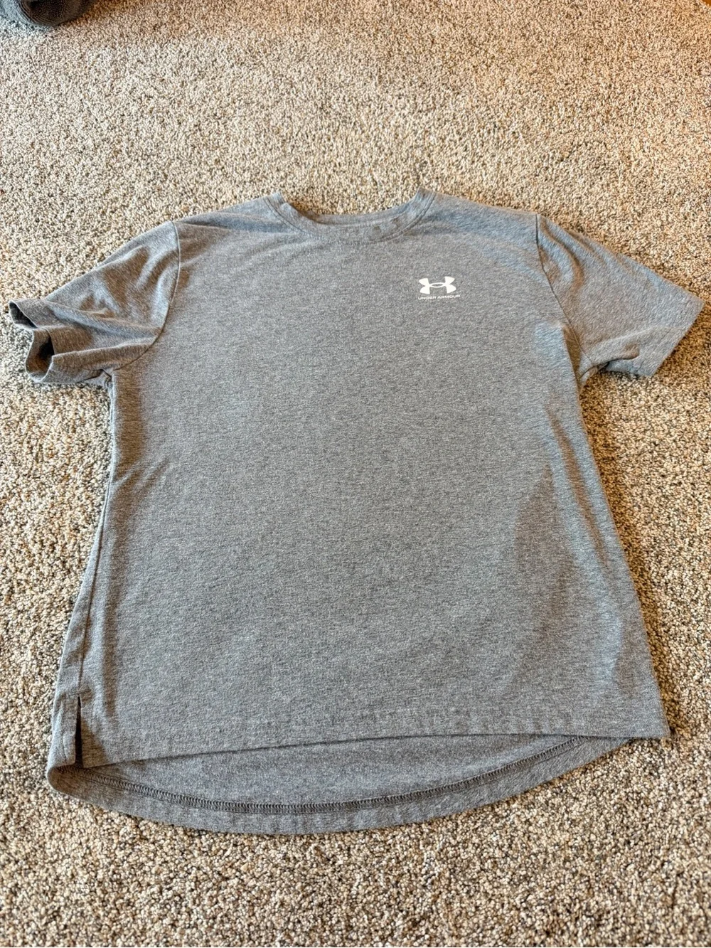 Under Armour & Flag Kids Tee Bundle - Gray and Blue YM